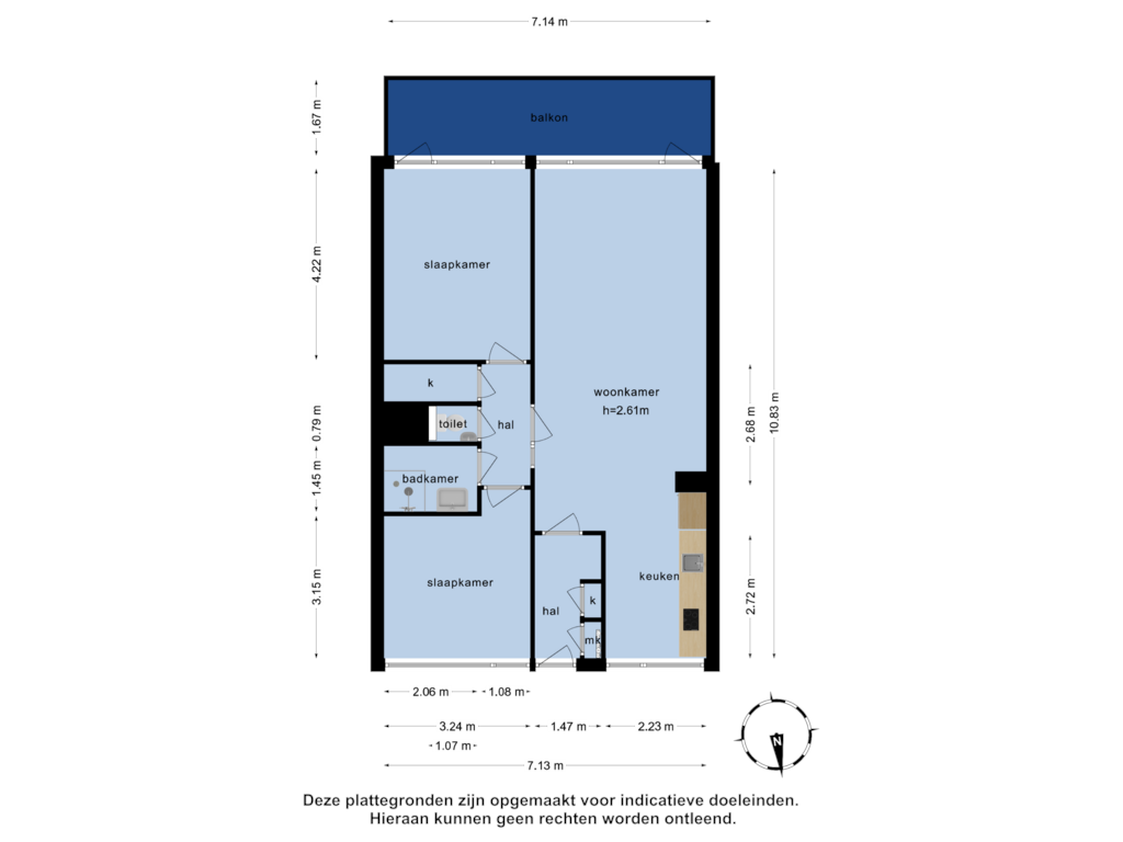 Bekijk plattegrond van Appartement van Westervenne 400