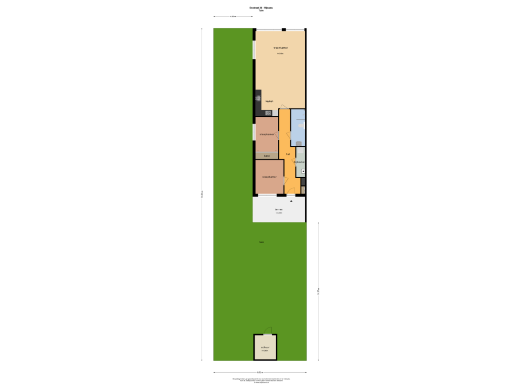 Bekijk plattegrond van TUIN van Esstraat 36