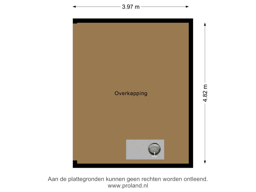 View floorplan of Overkapping 1 of Maansteendreef 7