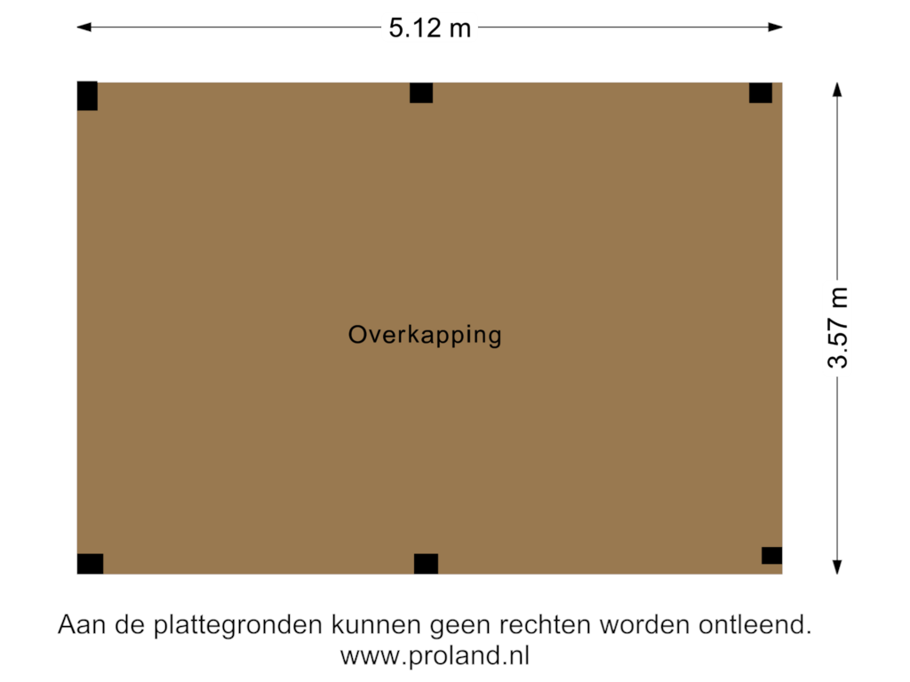 View floorplan of Overkapping  2 of Maansteendreef 7