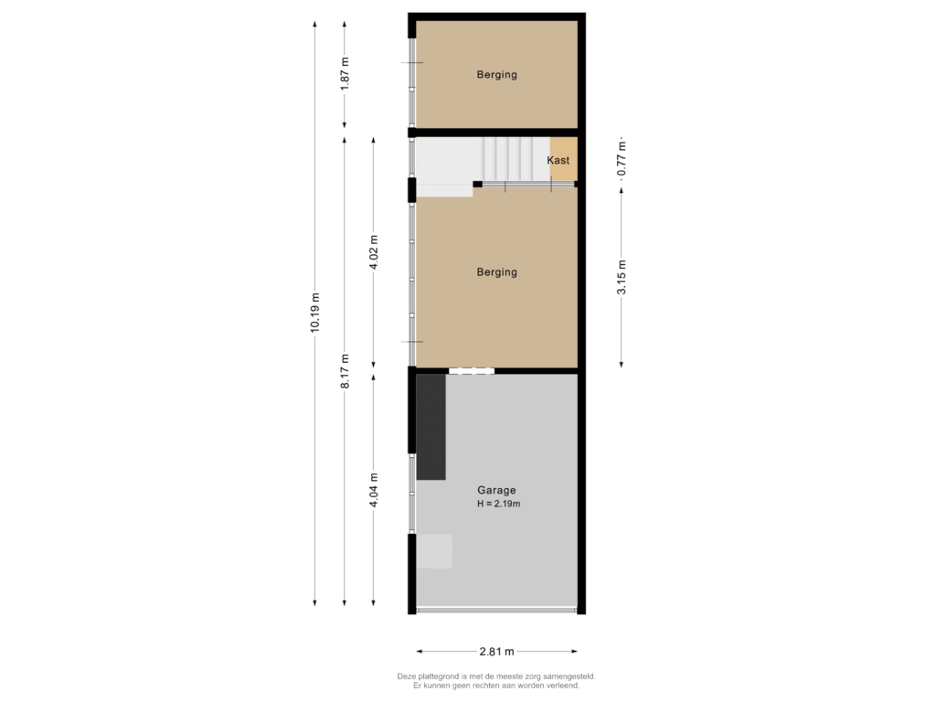 Bekijk plattegrond van Garage van Piet Heinstraat 8