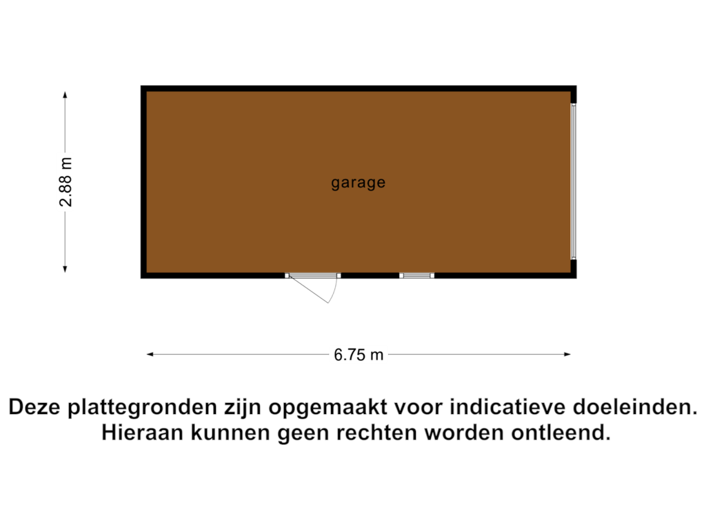 Bekijk plattegrond van Garage van Meidoornlaan 4