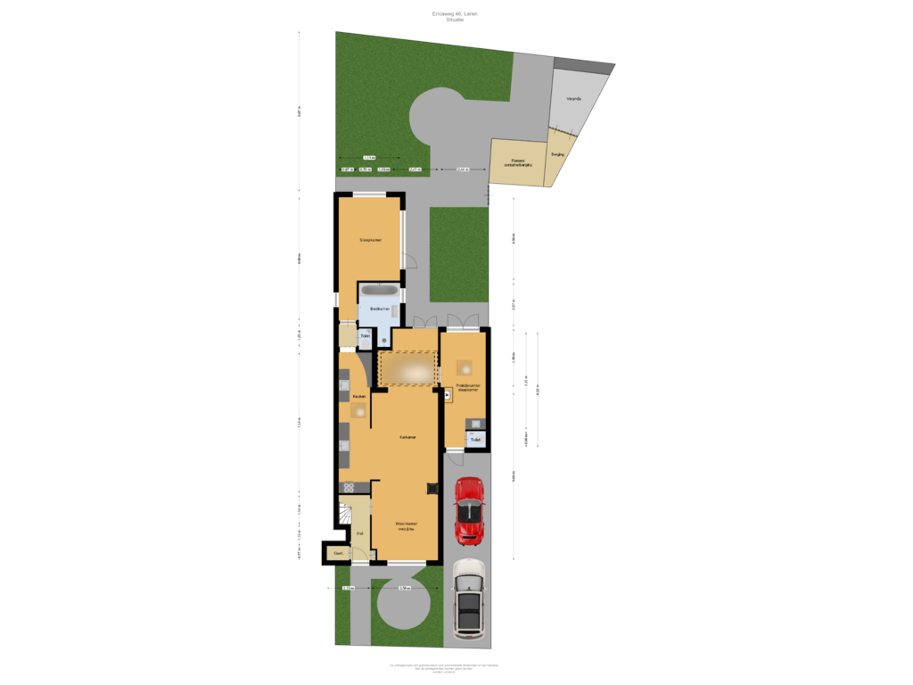 Bekijk plattegrond van Situatie van Ericaweg 46