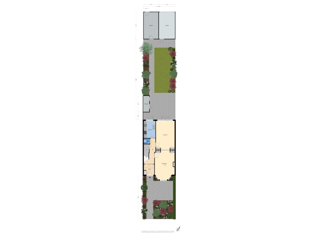 Bekijk plattegrond van Perceel van Prinses Mariannelaan 228