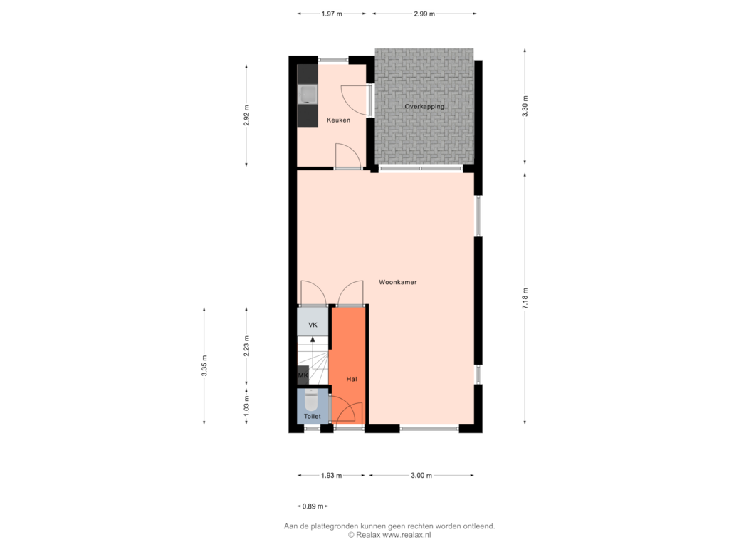 Bekijk plattegrond van Begane grond van Piet Heinstraat 14