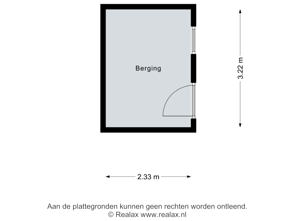 Bekijk plattegrond van Berging van Piet Heinstraat 14