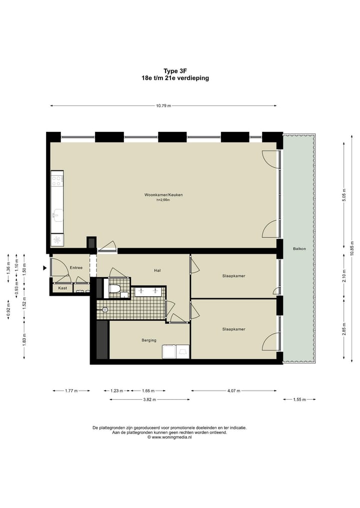 Foto 19 van SPOT Amsterdam | Scarlet (Bouwnr. D.19.01)