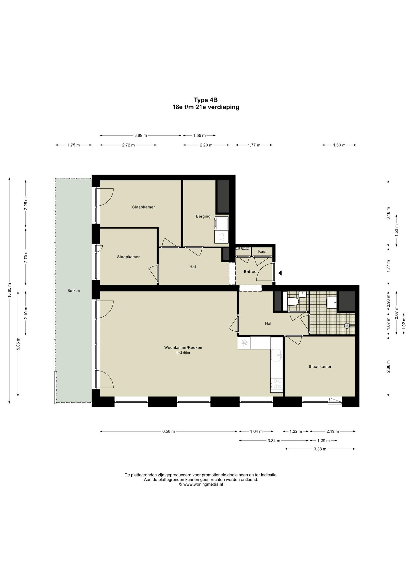Foto 19 van SPOT Amsterdam | Scarlet (Bouwnr. D.19.03)