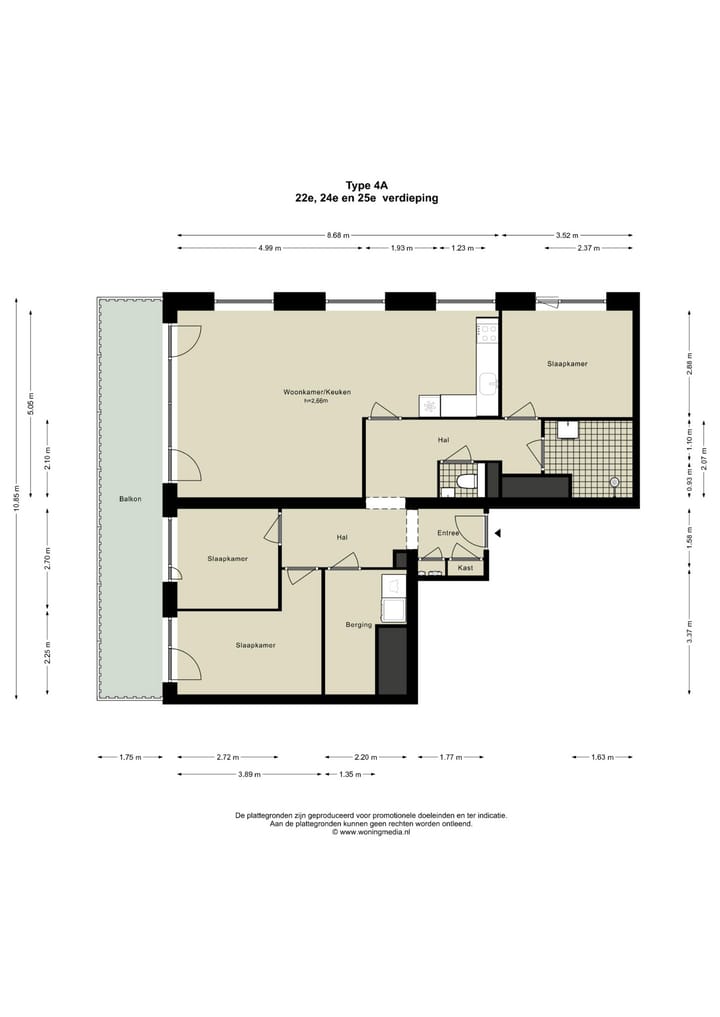 Foto 19 van SPOT Amsterdam | Scarlet (Bouwnr. D. 24.02)