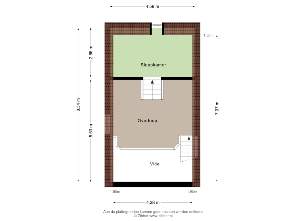 Bekijk plattegrond van Eerste verdieping van Kerkstraat 94-A