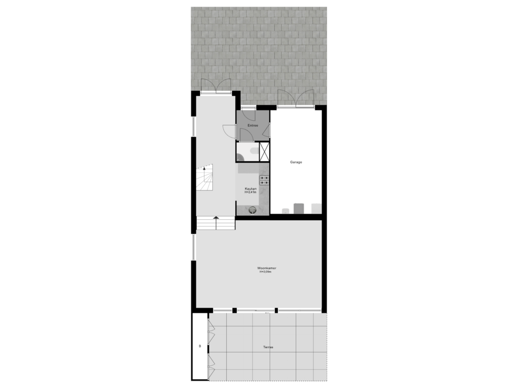 Bekijk plattegrond van Perceeloverzicht van Jos Colerstraat 1