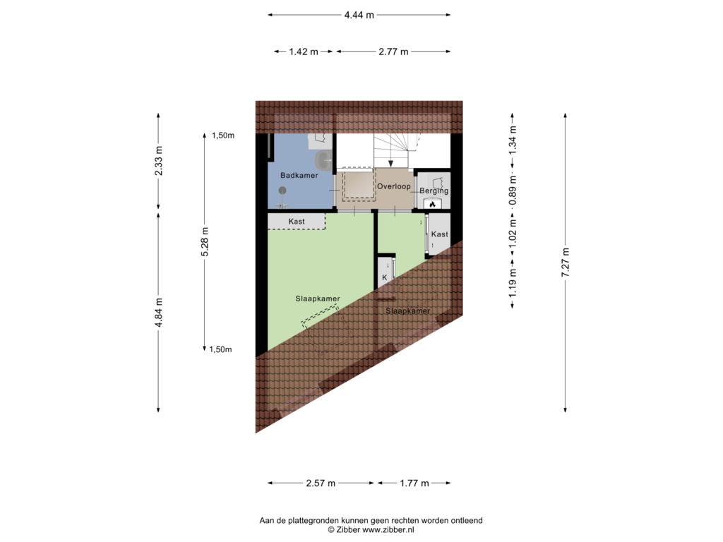 View floorplan of Eerste Verdieping of Parallelweg 101-H