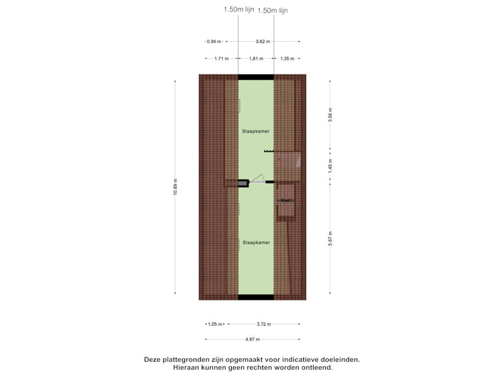 View floorplan of Ereste  Verdieping of Molendijk 46