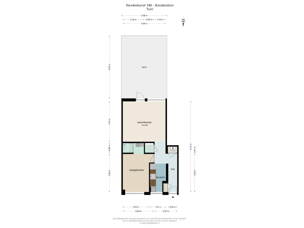 Bekijk plattegrond van TUIN van Havikshorst 140