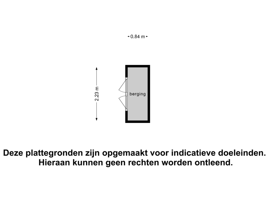 Bekijk plattegrond van Berging van Zonzijde 18