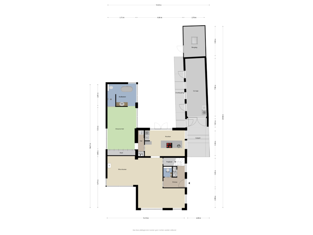 Bekijk plattegrond van Begane grond van Groeneweg 28