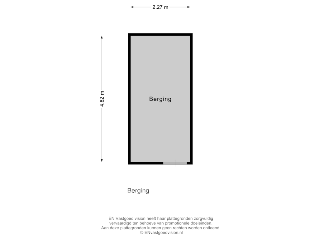 Bekijk plattegrond van Berging van Arkplein 83