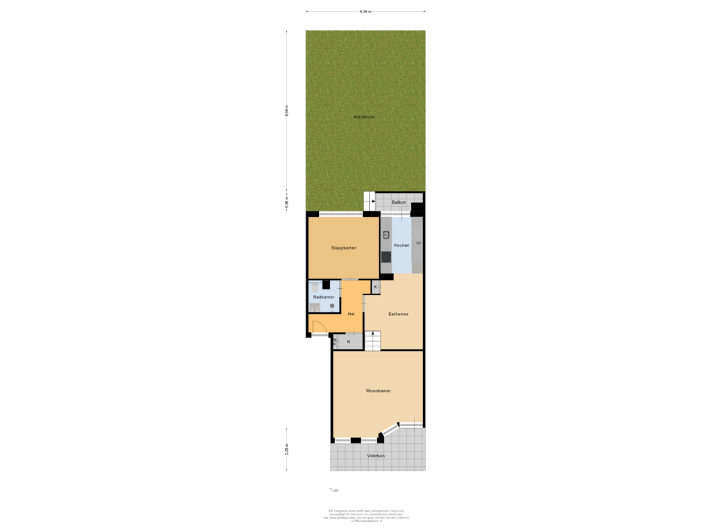 Bekijk plattegrond van Tuin van Arkplein 83