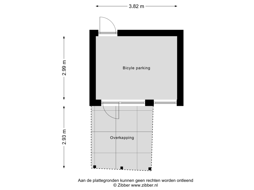 View floorplan of Berging of Lingerzijde 10