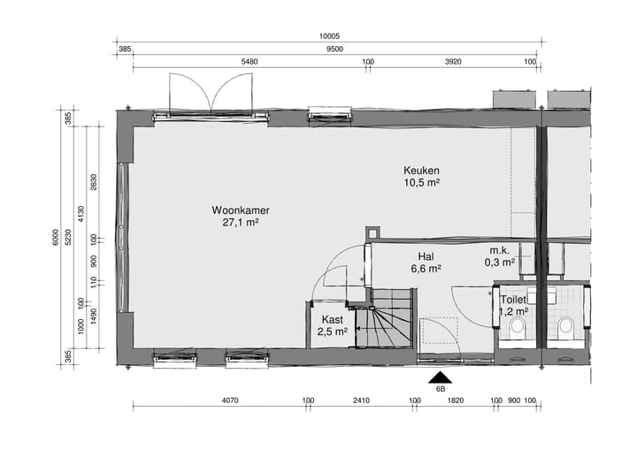 Foto 9 van Eendrachtstraat 6-B