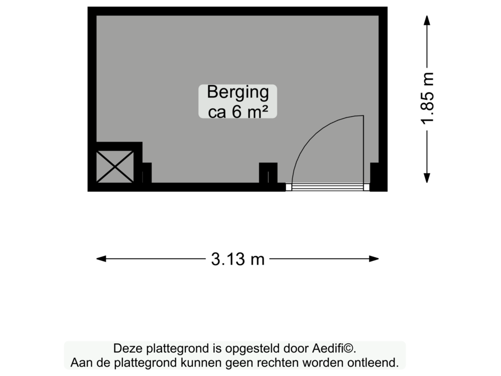 Bekijk plattegrond van Berging van Illegaliteitslaan 162