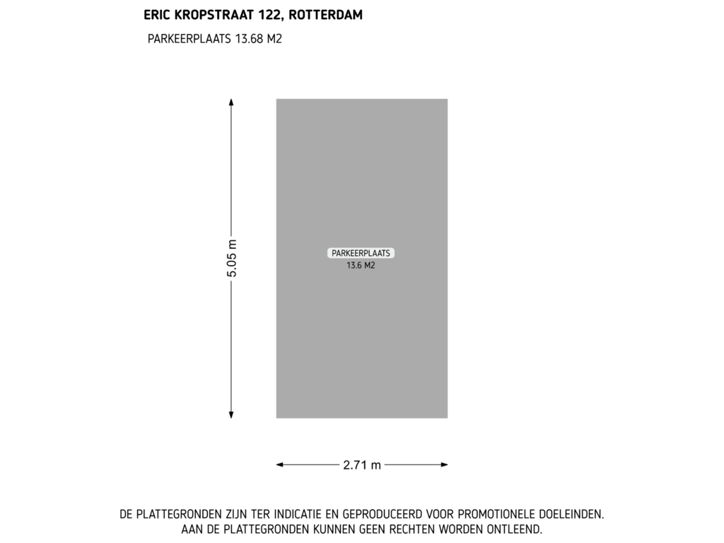 Bekijk plattegrond van parkeerplaats van Eric Kropstraat 122