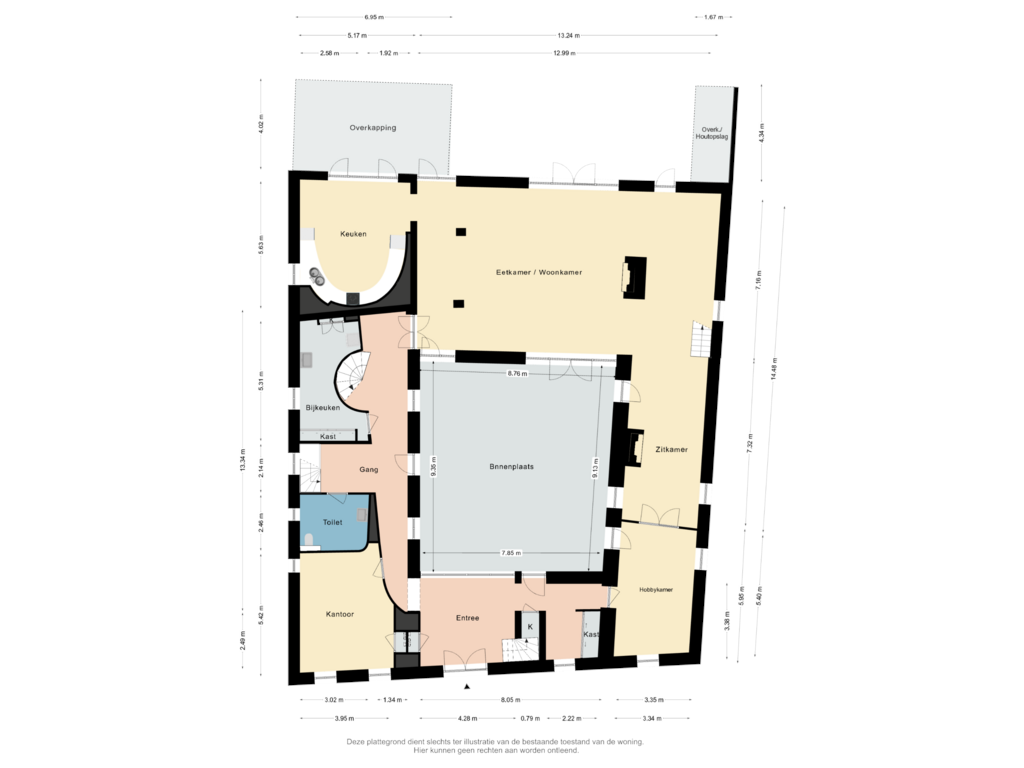 Bekijk plattegrond van Begane Grond van Hobbelrade 63