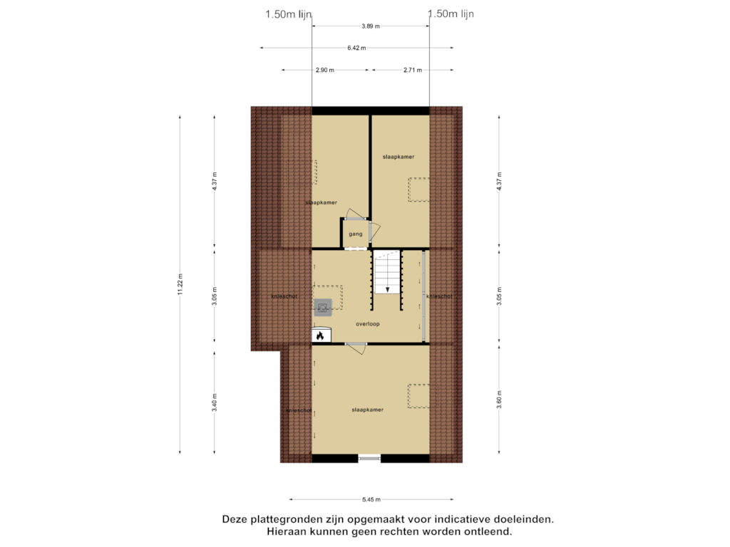 View floorplan of Eerste Verdieping of Molendijk 44