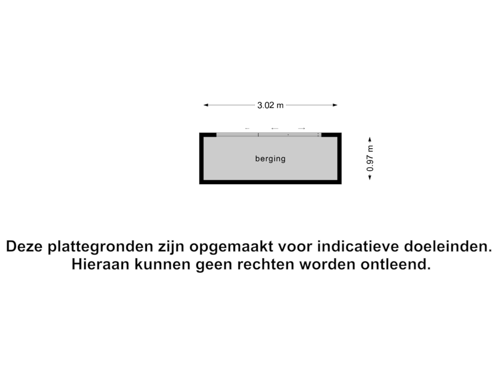 View floorplan of Berging of Molendijk 44