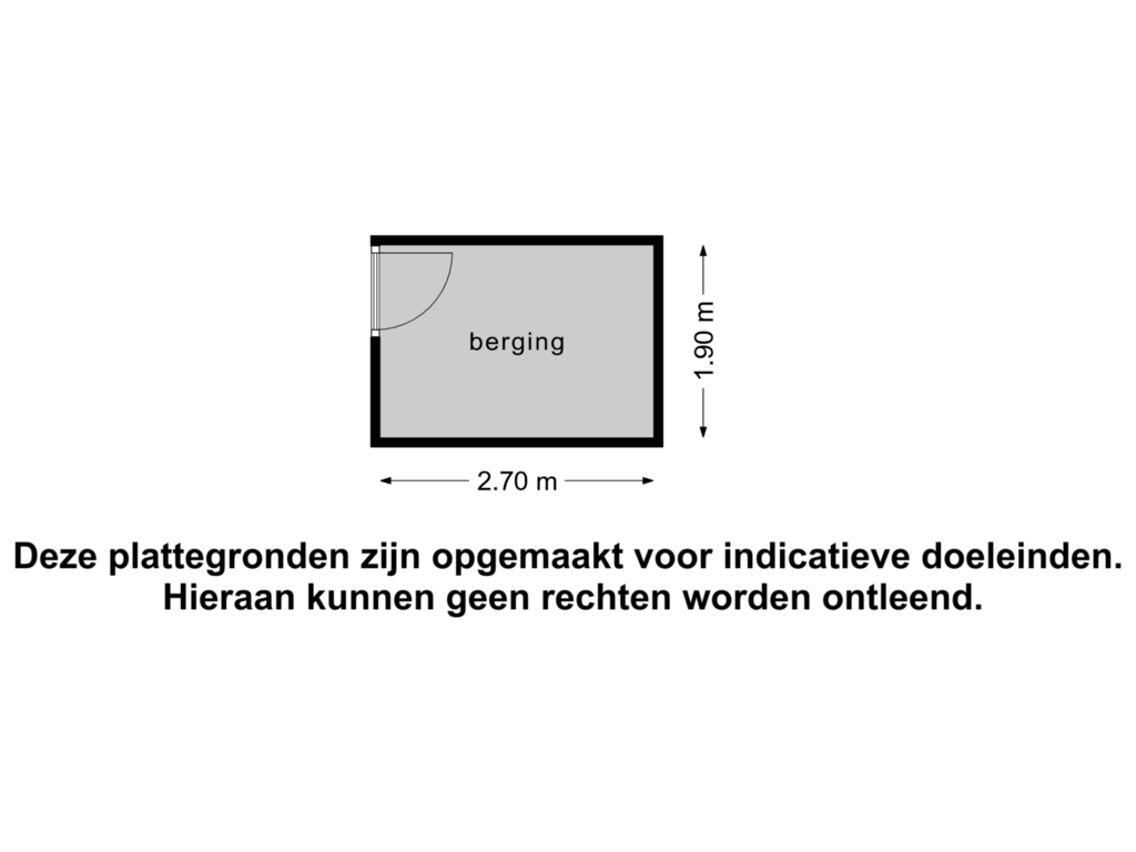 Bekijk plattegrond van Berging van A.Vlaminckxplein 21