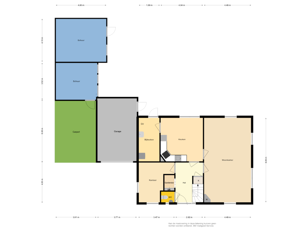 Bekijk plattegrond van Begane Grond van Pluimersdijk 25-B