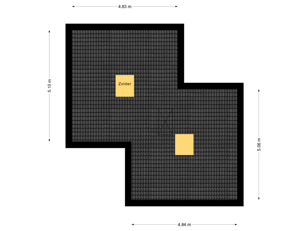 View floorplan of 2e Verdieping of de Voortmors 3