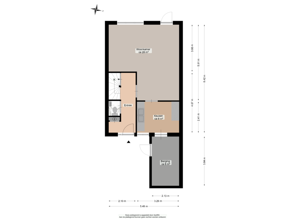 Bekijk plattegrond van Begane grond van Grevingaheerd 101