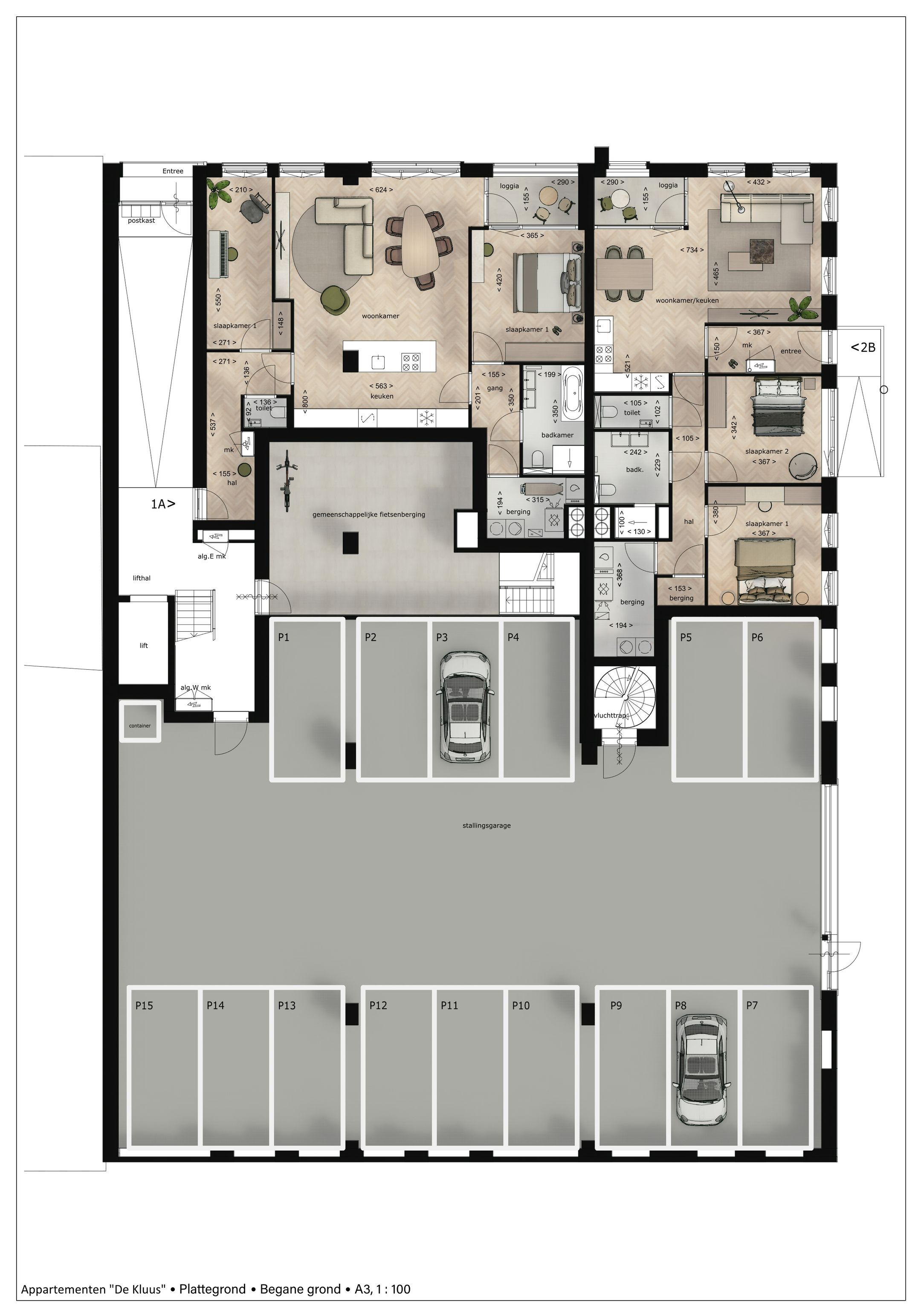 Foto 3 van "De Kluus" Appartement (Bouwnr. 1)