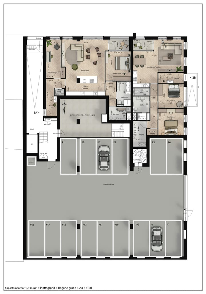 Foto 2 van "De Kluus" Appartementen (Bouwnr. 2)