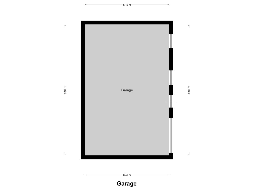 Bekijk plattegrond van Garage van Boutestraat 16