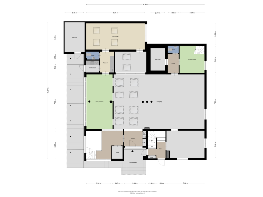 Bekijk plattegrond van Begane grond van Koningin Wilhelminalaan 2