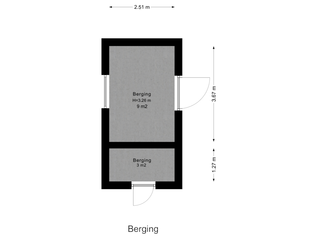 Bekijk plattegrond van Berging van Vetkamp 27