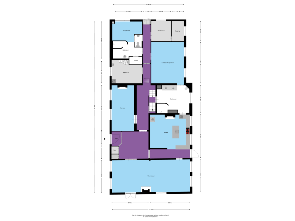 Bekijk plattegrond van Begane grond van Wehmestraat 5