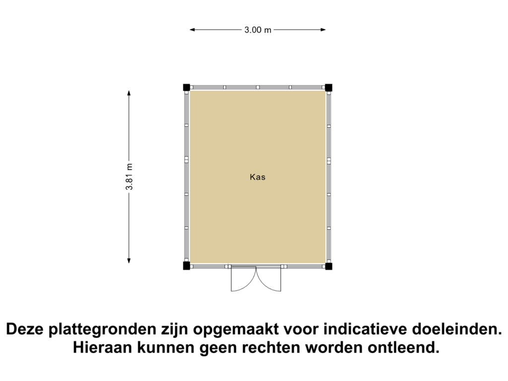 View floorplan of Kas of Kapellerweg 18-A