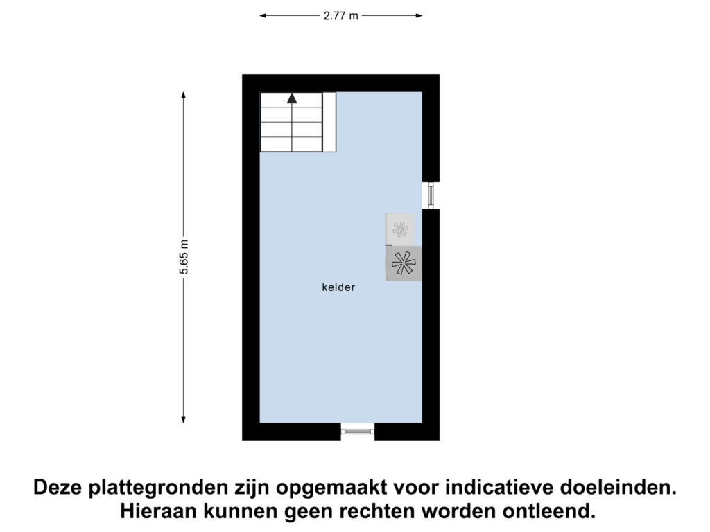 Bekijk plattegrond van Kelder van Biezenweg 6