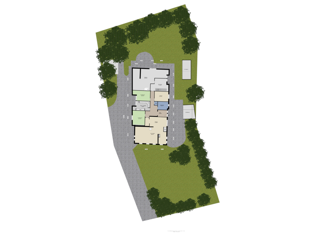 Bekijk plattegrond van Begane Grond + Tuin van Meester Haddersstraat 12