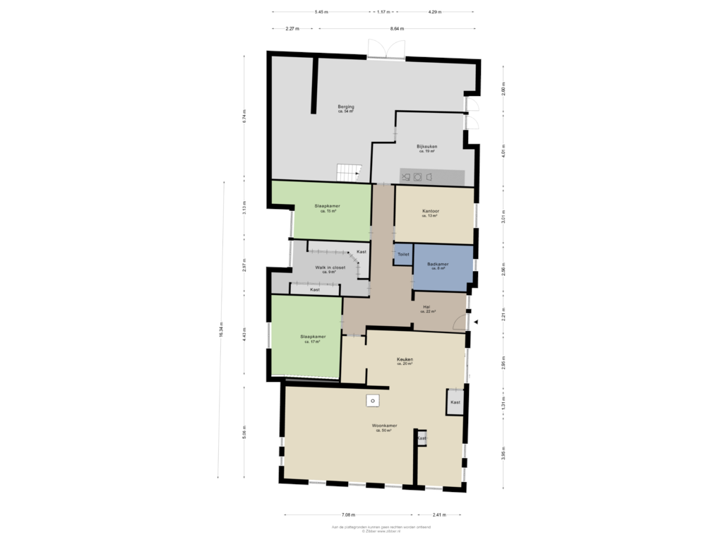 Bekijk plattegrond van Begane Grond van Meester Haddersstraat 12