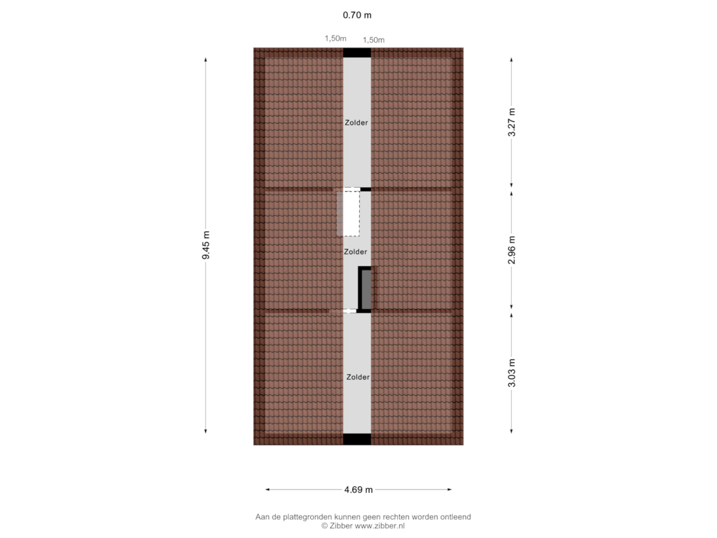 Bekijk plattegrond van Zolder van Stroeërweg 47