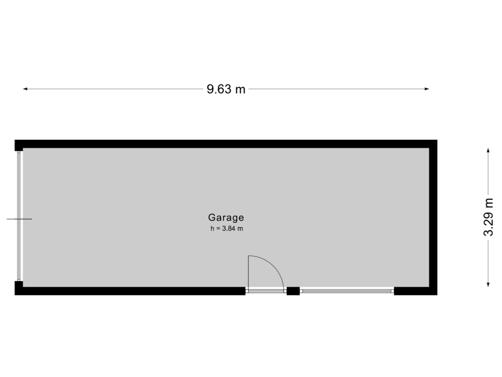 View floorplan of Schuur of Brink 53