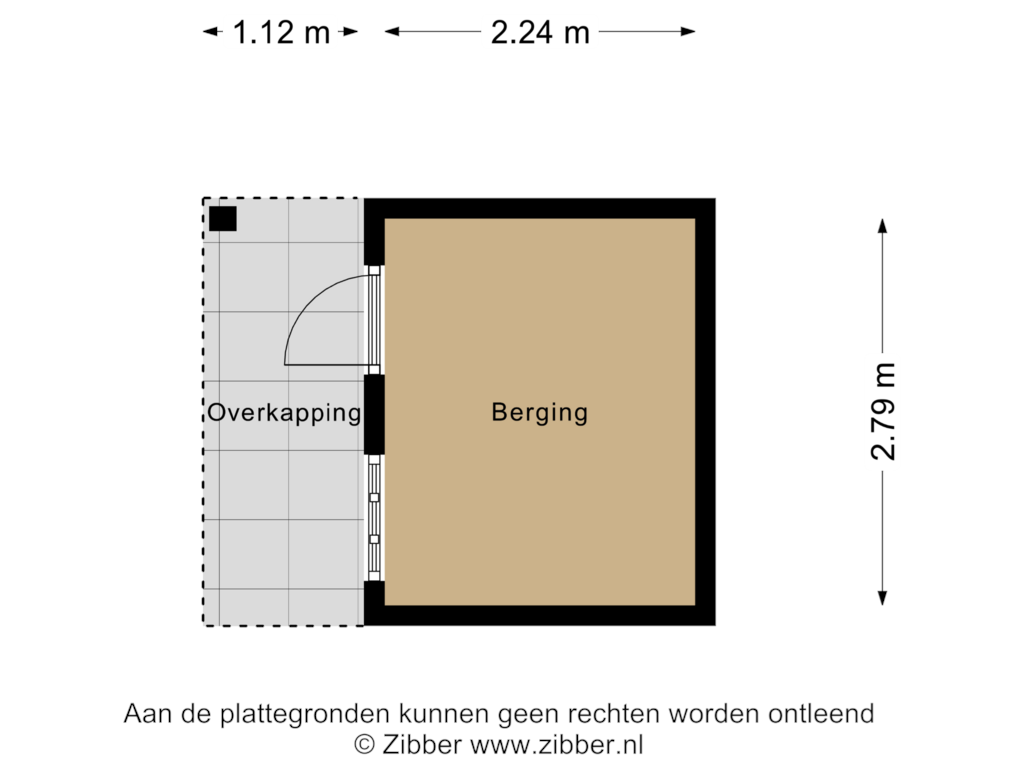 View floorplan of Berging of Langenakker 43