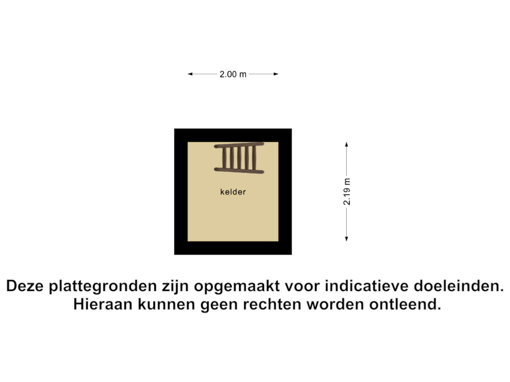 Bekijk plattegrond van Kelder van van Oldebarneveldweg 37