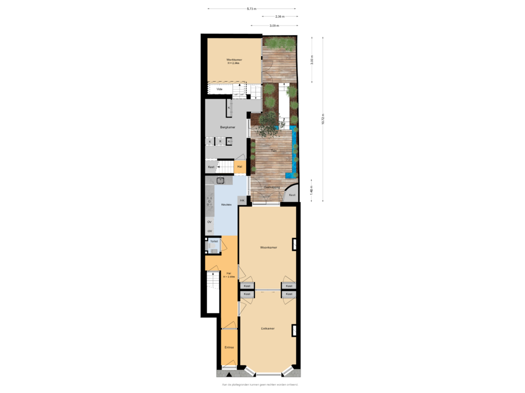 Bekijk plattegrond van Situatie van Bemuurde Weerd O.Z. 29