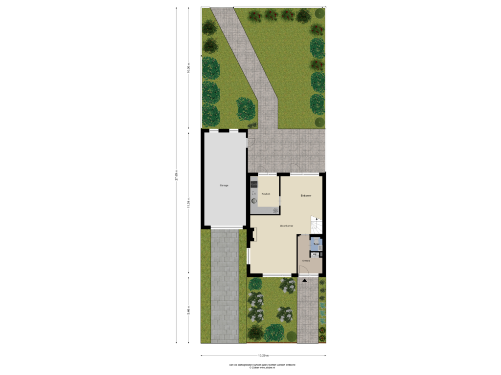 Bekijk plattegrond van Begane Grond_Tuin van Van Helsdingenlaan 12