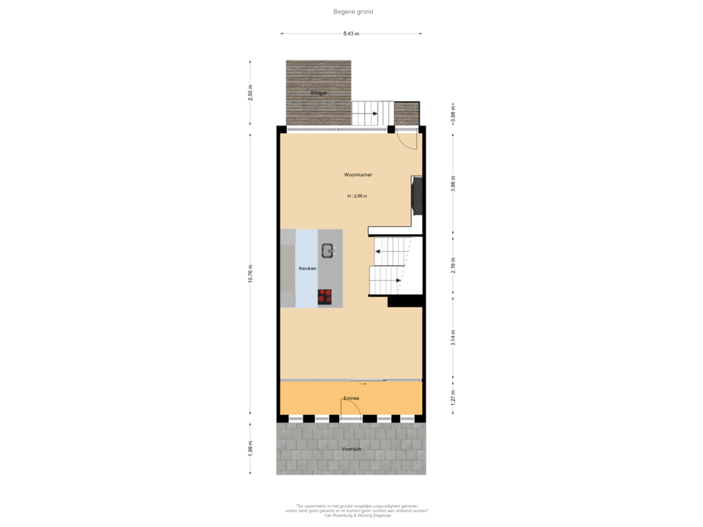 View floorplan of Begane grond of Stettineiland 40